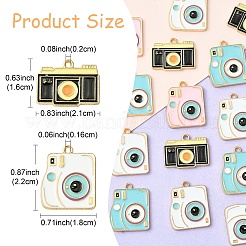 20шт 4 стиля подвески из сплава с эмалью&nbsp;ENAM-YW0004-17