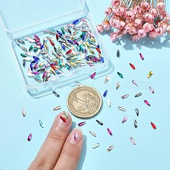 Стеклянные кабошоны со стразами&nbsp;MRMJ-CJC0007-17