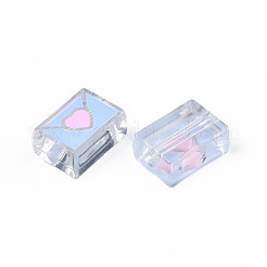 Прозрачные акриловые бусины&nbsp;X-ACRC-S039-11