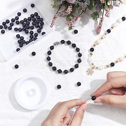 Синтетический синий авантюрин бисер нитей&nbsp;G-AR0001-95