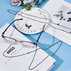 304 нержавеющая сталь овальные звенья цепи шейные цепочки для очков FIND-BBC0003-91