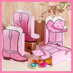 12 rechteckige Tragetaschen aus Papier zur Aufbewahrung&nbsp;ABAG-WH0085-009B