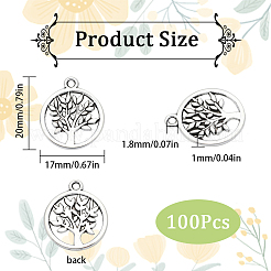 100 шт. Подвески из сплава в тибетском стиле&nbsp;FIND-SC0005-58