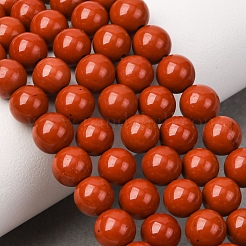 Класс а нити шарик натуральный красный яшма G-P075-36-6mm
