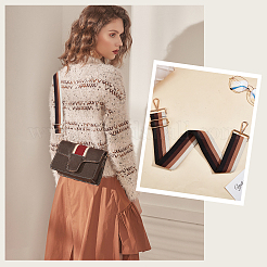 Ремень для сумки в полоску из хлопчатобумажной ткани FIND-WH0077-75A