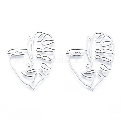 Не тускнеющие филигранные соединительные звенья из нержавеющей стали 201 STAS-N090-LA942-1