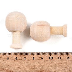 Незаконченные деревянные грибные украшения WOOD-T032-06