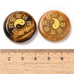 Натуральный зеленый авантюрин/розовый кварц/кварцевый кристалл/сердолик/лазурит/красная яшма/кабошоны из тигрового глаза&nbsp;G-C158-02