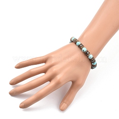 Bracciali tratto Howlite naturale&nbsp;BJEW-JB05359-04