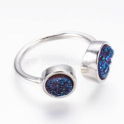 Натуральные друзы агатовые манжеты RJEW-K017-01P