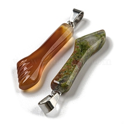 Природные и синтетические смешанные подвески драгоценных камней&nbsp;G-H304-01P