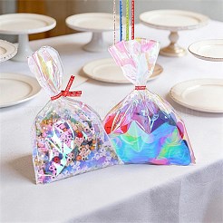 100 Stück Laser-OPP-Zellophan-Süßigkeitenverpackungsbeutel&nbsp;ABAG-WH20005-36