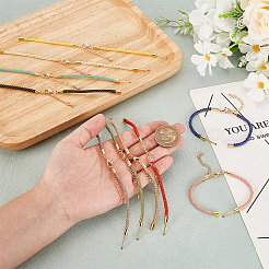 10шт 10 цвета нейлоновый шнур для изготовления браслетов&nbsp;MAK-GO0001-04