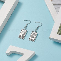 Orecchini pendenti in acciaio inossidabile 304&nbsp;EJEW-JE05180-01