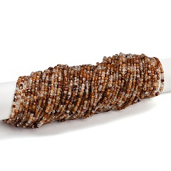 Природный желтый кварц нитей бисера G-RM2025-C31-B