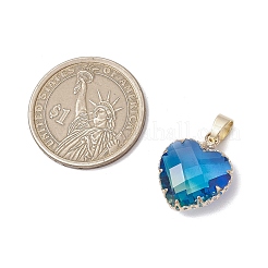 Подвески из стекла градиентного цвета k9 с имитацией турмалина&nbsp;PALLOY-JF03453