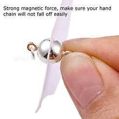 Chiusure magnetiche in ottone con passanti&nbsp;X-KK-MC020-S-NF