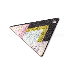 Геометрические сплав листовой печатный кулон серьги аксессуары&nbsp;LS-PALLOY-E139-01G-05