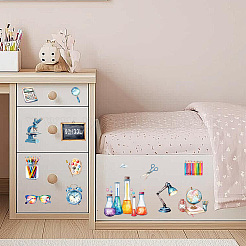 3 лист 3 стиля ПВХ водонепроницаемые декоративные наклейки DIY-WH0404-563