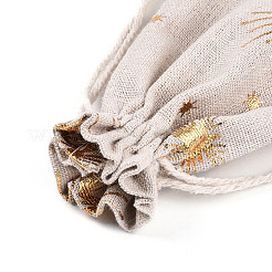 Сумка из хлопчатобумажной ткани с рождественской тематикой ABAG-H104-B20