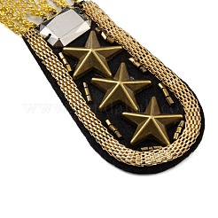 Mode-Quasten-Epaulette aus Kunststoff&nbsp;DIY-WH0258-254A