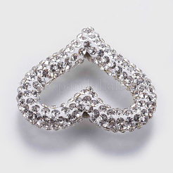 Полимерная глина со стразами из горного хрусталя RB-G165-04