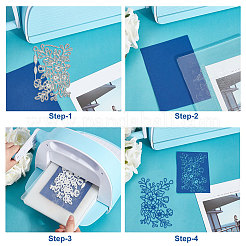 Углеродистая сталь разрезает трафареты DIY-WH0309-1498