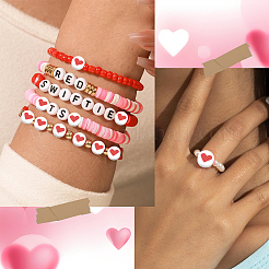 300шт бусины из полимерной глины ручной работы&nbsp;CLAY-PA0001-21