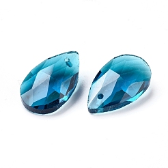 Facettierten Glas-Anhänger&nbsp;X-GLAA-F069-L-A23