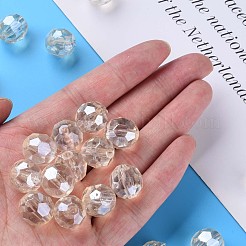 Прозрачные акриловые бусины&nbsp;MACR-S373-101-P08