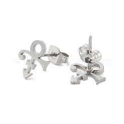 Серьги-гвоздики из нержавеющей стали 304&nbsp;EJEW-K285-02P