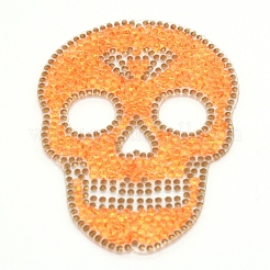 Schädel Strass Flecken&nbsp;DIY-WH0199-35B