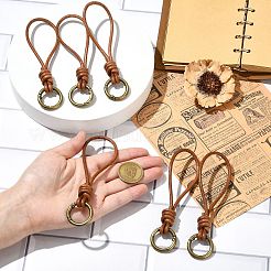 Pendentifs décoratifs vintage en corde de peau de vache&nbsp;ST-CJ0028-13