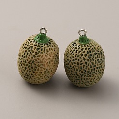 Подвески из непрозрачной смолы RESI-WH0077-14B