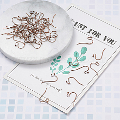 Латунные серьги крюк KK-KS0001-08R-NR