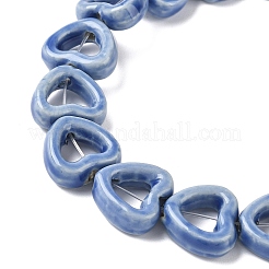 Фарфора ручной работы бисер нитей PORC-Z002-01G