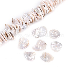 Natürliche Barock Keshi Perlen Stränge&nbsp;PEAR-S020-R07A