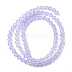 Natürliche und gefärbte Perle Malaysia Jade Stränge&nbsp;G-A146-4mm-A18