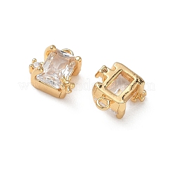 Ciondoli in ottone zirconi chiari micro pavé&nbsp;KK-P355-11G