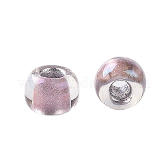 TOHOラウンドシードビーズ  日本製シードビーズ  （267)つの内側のカラークリスタル/ローズゴールドの裏地  8/0  3mm  穴：1mm  約222PCS /ボトル  10 G /ボトル&nbsp;SEED-JPTR08-0267