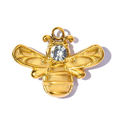 Anhänger aus Edelstahl 304&nbsp;STAS-OY017-09G