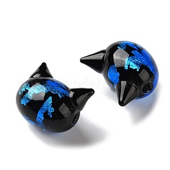 Handmade стеклянные бусины фольги&nbsp;LAMP-D005-01B