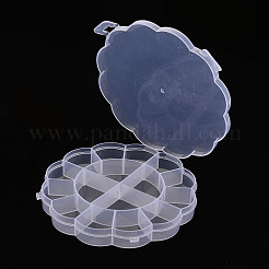 Sonnenblumenform transparente Aufbewahrungsbox aus Kunststoff&nbsp;LS-CON-YWC0003-01