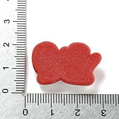 Рождественские кабошоны из непрозрачной смолы для декодирования&nbsp;RESI-U006-02F