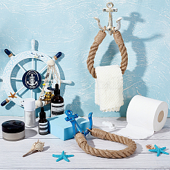 2 комплект 2-х цветных железных крючков-вешалок&nbsp;AJEW-GL0001-75