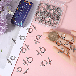 40 шт. 4 стиля застежек-тоглов из нержавеющей стали 304 STAS-SC0007-38