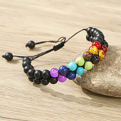 Браслеты из круглых стеклянных бусин&nbsp;ZS1375