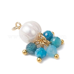 Подвески из натурального зеленого авантюрина&nbsp;PALLOY-JF04750-03