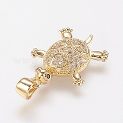 Латунные микро проложить кубического циркония подвески&nbsp;X1-ZIRC-G104-23G