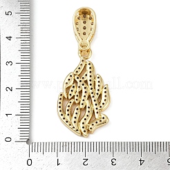 Латунные микро проложить кубического циркония подвески&nbsp;KK-R224-11G